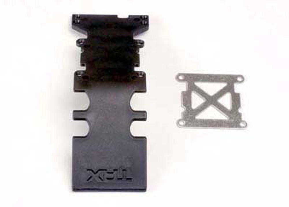 Traxxas 1/10 T-Maxx 2.5 * REAR SKID PLATE - PLASTIC BLACK * 4938