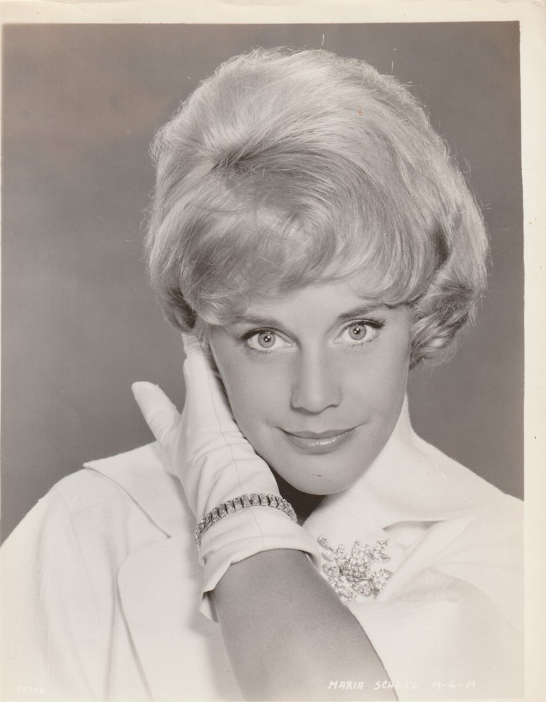 Vintage Maria Schell 8x10 MGM Metro Goldwyn Mayer Studio Photograph Photo