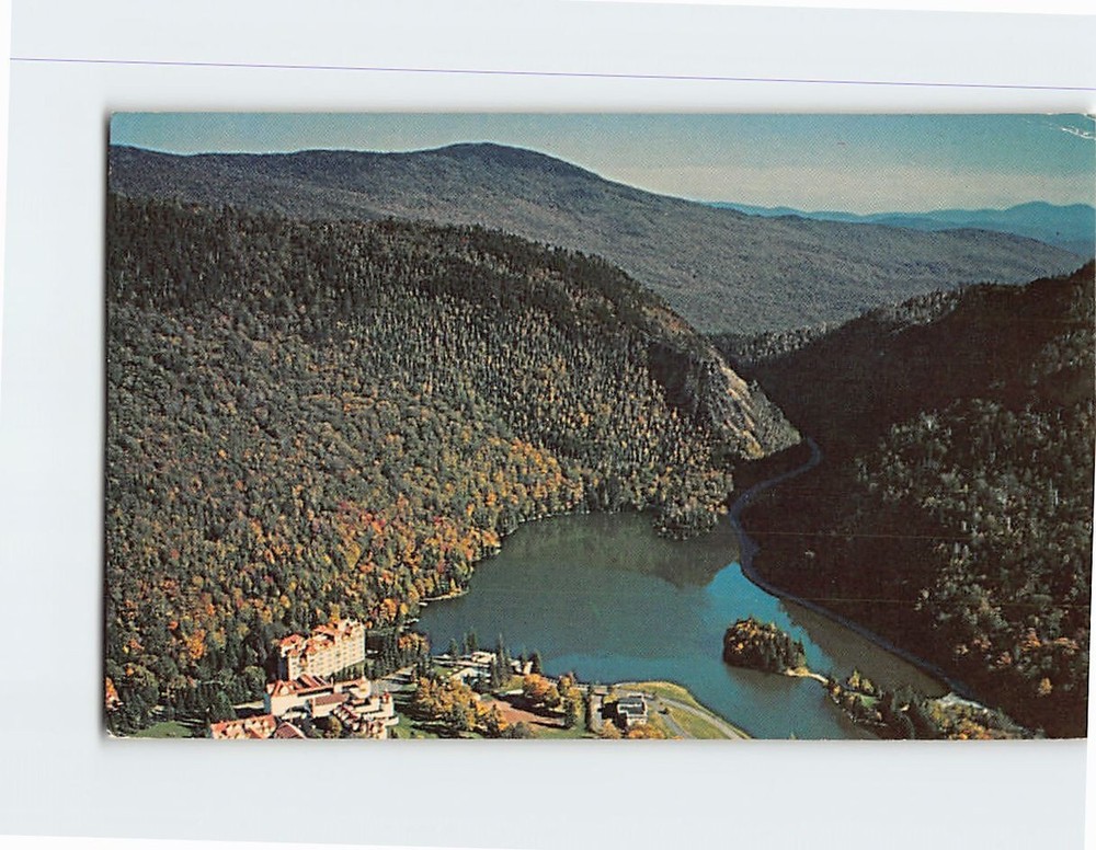 Postcard Aerial View Dixville Notch New Hampshire USA