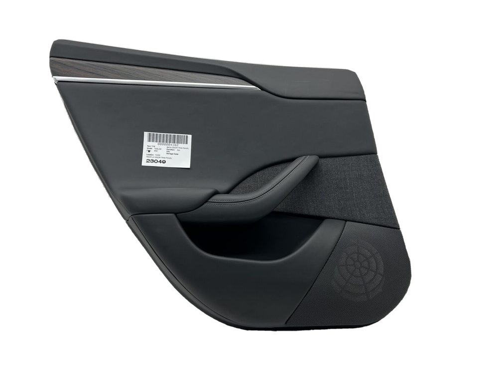 2021-2023 Tesla Model S Plaid Rear Driver Side Panel Door Trim Card Left LH Assy