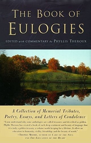 The Book of Eulogies by Phyllis Theroux: Used