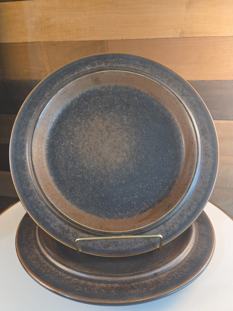 Vintage Arabia Finland Ruska Ulla Procope Pottery Dinner Plates