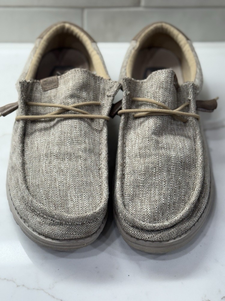 Hey Dude Wally Ascend Woven Men’s Slip-on Shoes Size 12