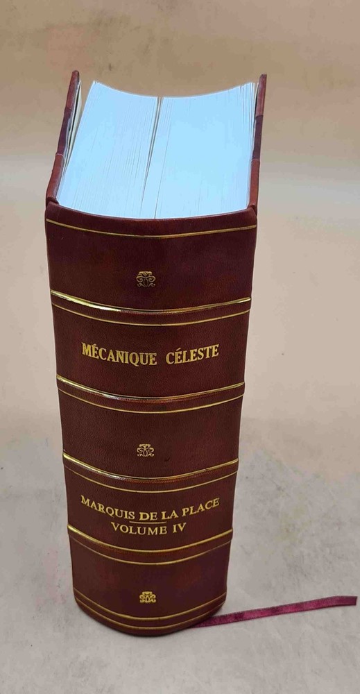 Mécanique céleste Vol-4 1829 [Leather Bound]