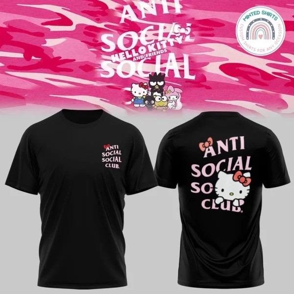 ANTI SOCIAL SOCIAL CLUB x Hello Kitty Night Holiday T-shirt
