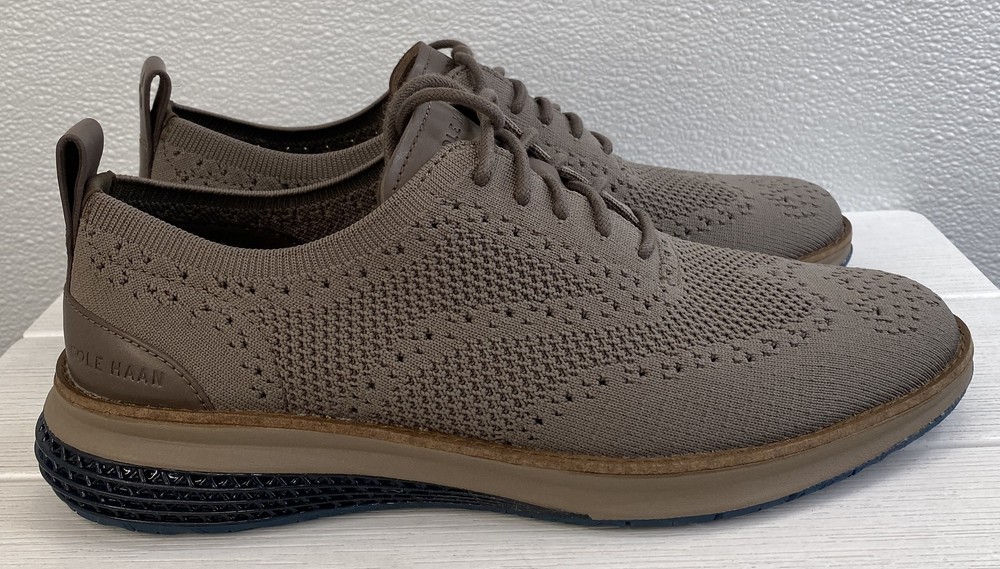 Cole Haan OriginalGrand EnergyWeave Wingtip Oxfords Men's 8.5 Truff/Irish Coffee