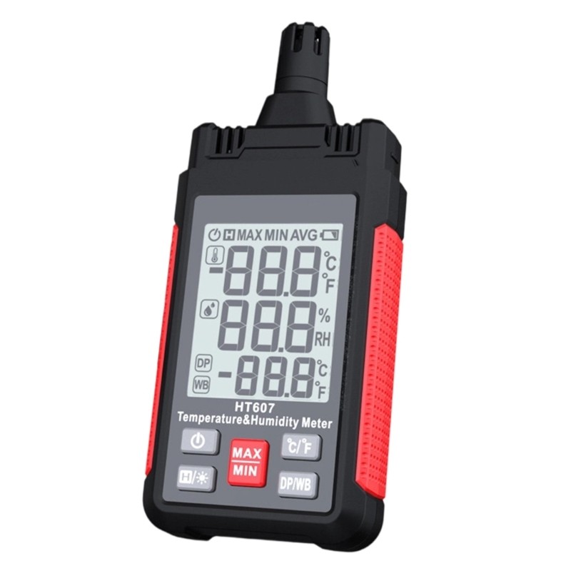 Accurate Digital Hygrometer LCD Backlight Temperature Humidity Meter-image