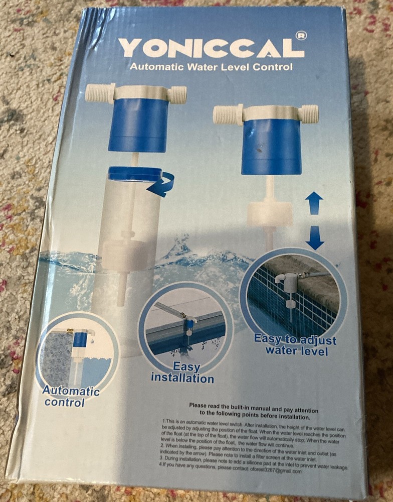 Yoniccal Pool Filler Automatic Water Leveler auto Filler Water Level Control(