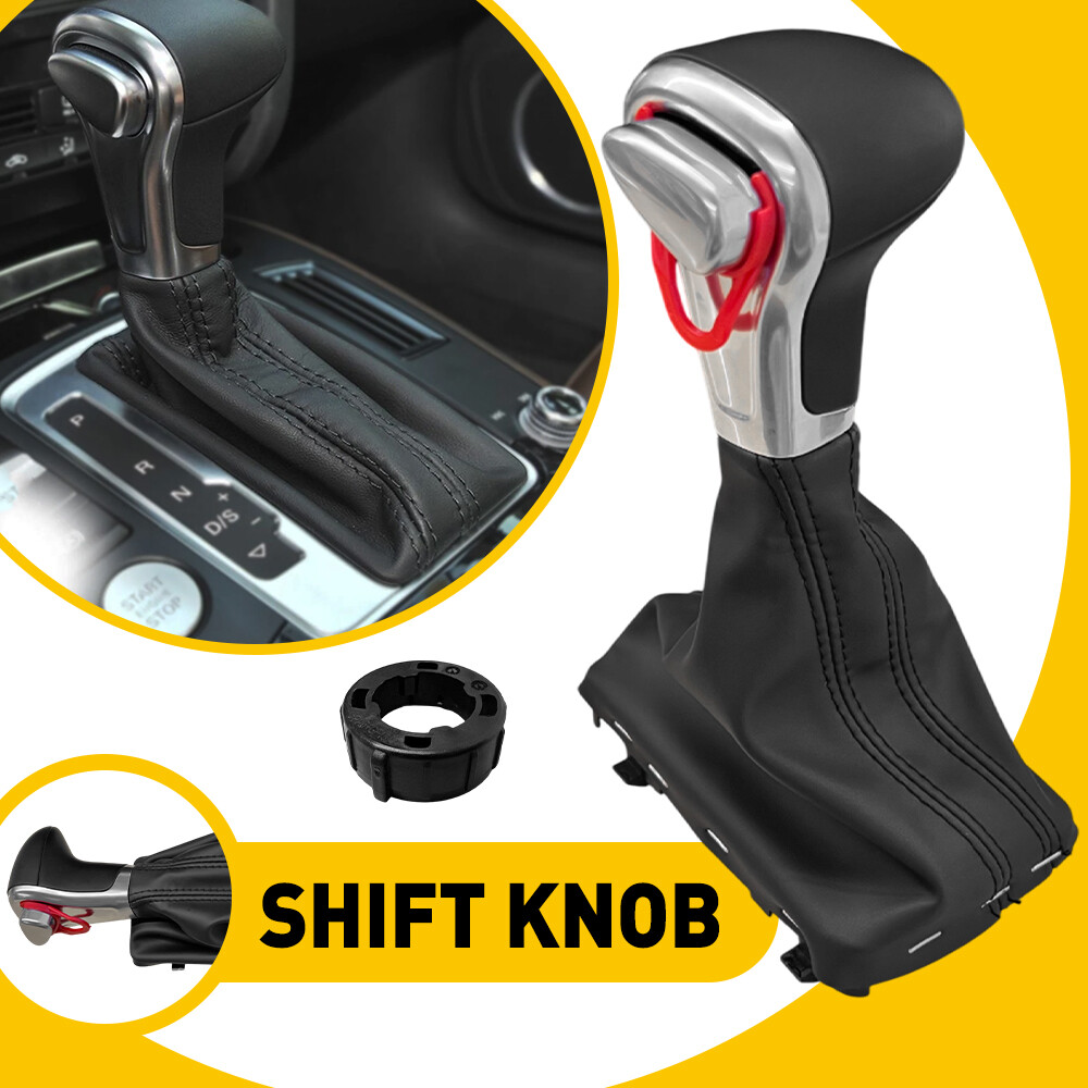 Automatic Gear Shift Knob Gearbox Handle For Audi A6 A5 A4 A3 Q5 Q7 2009-2015 BL