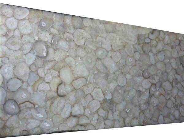 36x22 White Agate Dining Table Custom Kitchen Side Table Slab