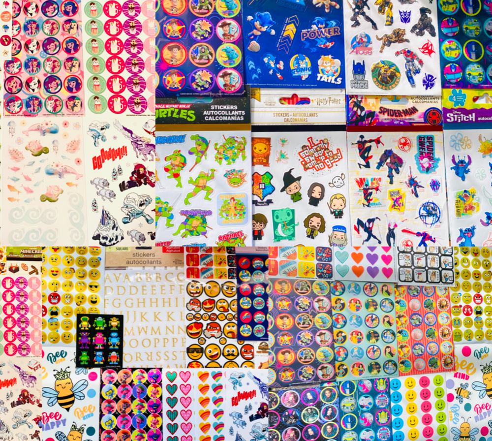800+ Sticker Bundle Collect & Trade Trendy Brand Stickers