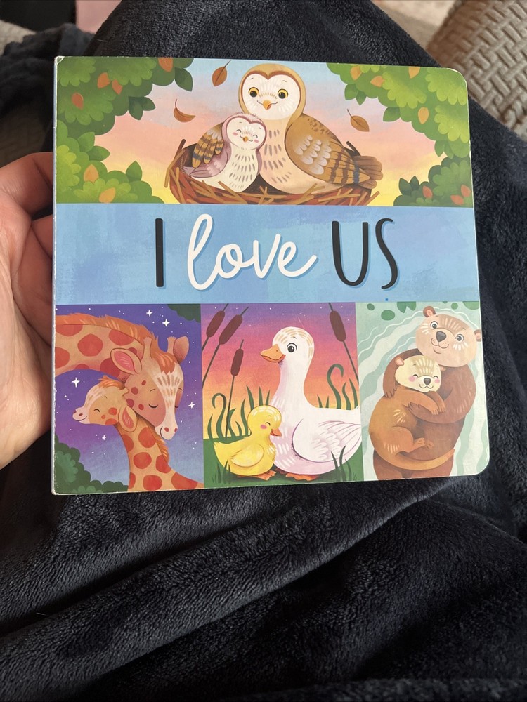 I Love Us Board Book For Kids By The Clever Factory Inc.