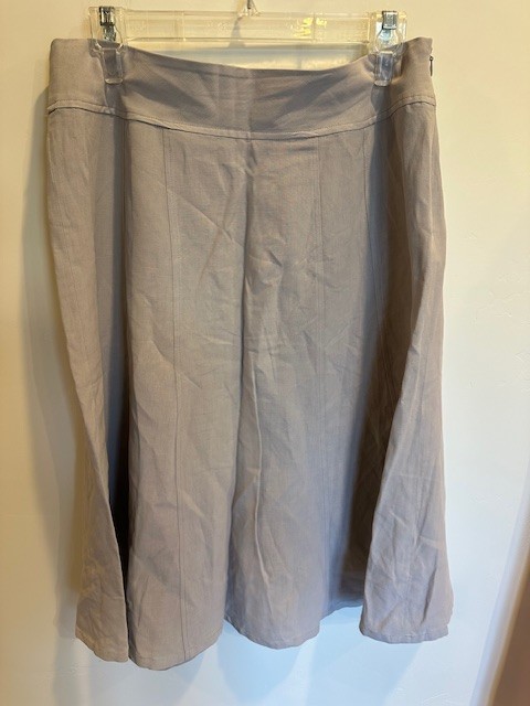 Coldwater Creek Gray Knee Length Skirt Size 10