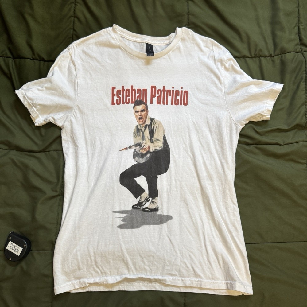 Morrissey The Smiths Graphic White T Shirt Medium Short Sleeve shirt
