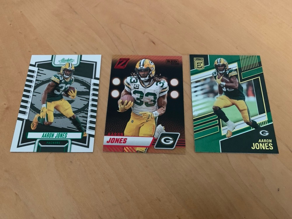 Aaron Jones 3 Card Lot -Green Bay Packers