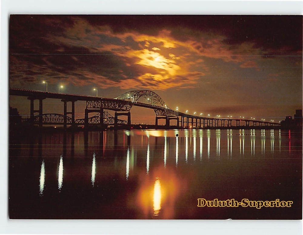 Postcard Duluth Superior Hi Bridge USA