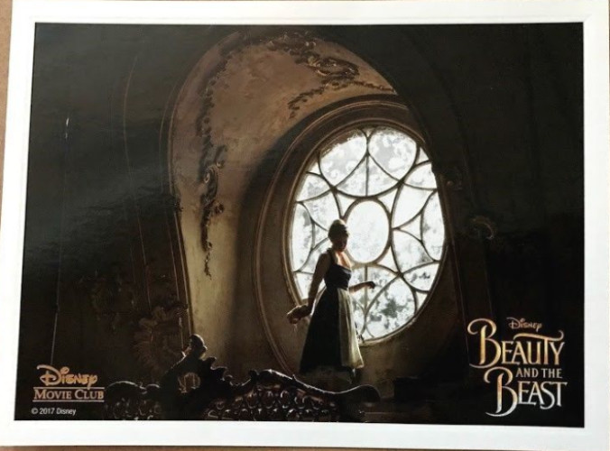 Beauty And The Beast Lithograph Disney Movie Club Exclusive 2017 NEW