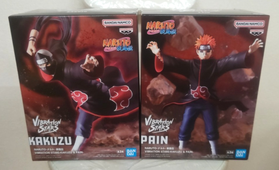 NARUTO Shippuden VIBRATION STARS KAKUZU & PAIN Set New Akatsukiserise Banpresto