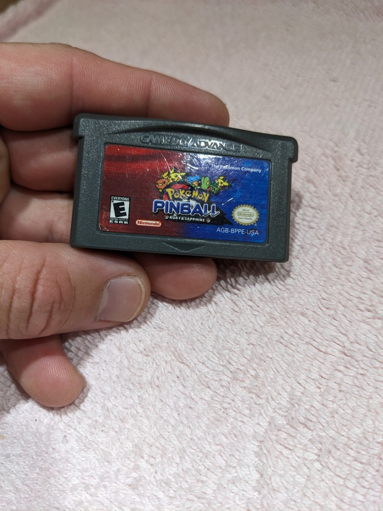 Pokemon Pinball Ruby Sapphire (Game Boy Advance GBA) Authentic - Tested Works