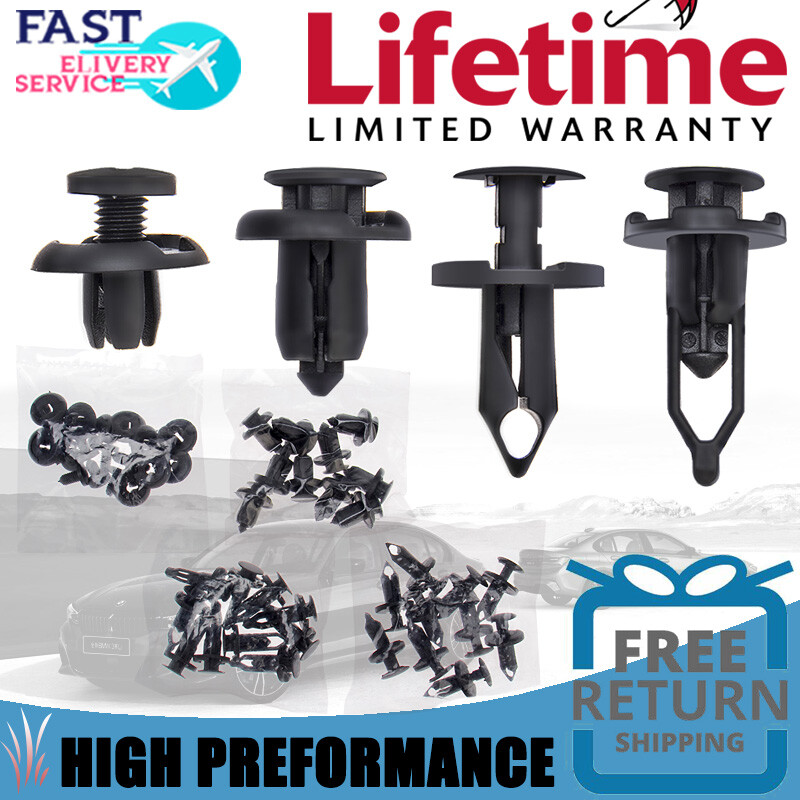 40 Pcs Push Retainer Kit and Fastener Remover,Car Push Pin Rivet Trim Clip Panel