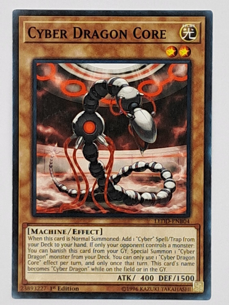 Cyber Dragon Core LEDD-ENB04 Common Yugioh Card Excellent Condition