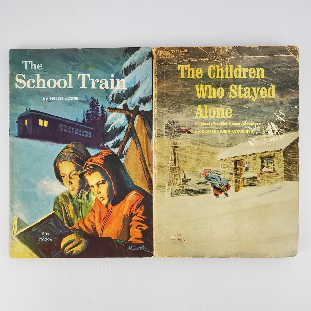 The School Train Helen Acker & The Children Who Stayed Alone Bonnie Bess Worline