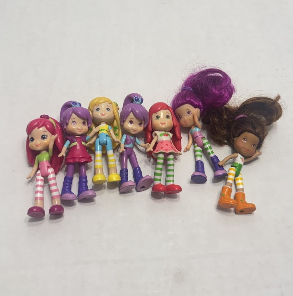 Lot Of 7 Hasbro Strawberry Shortcake Retired 3