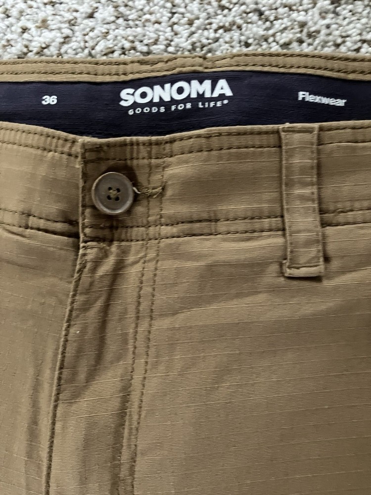 Men’s Cargo Shorts, Flex wear, 36 Waist