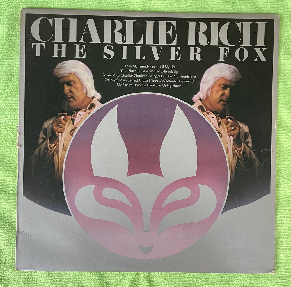 Charlie Rich – The Silver Fox   1974 LP Vinyl Record Album   VG / VG   Jojo's
