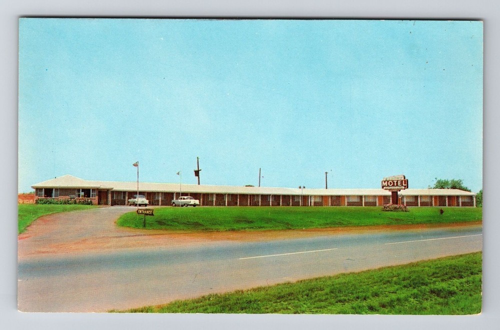 Cartersville GA-Georgia, Bartow Motel, Advertising, Vintage Postcard