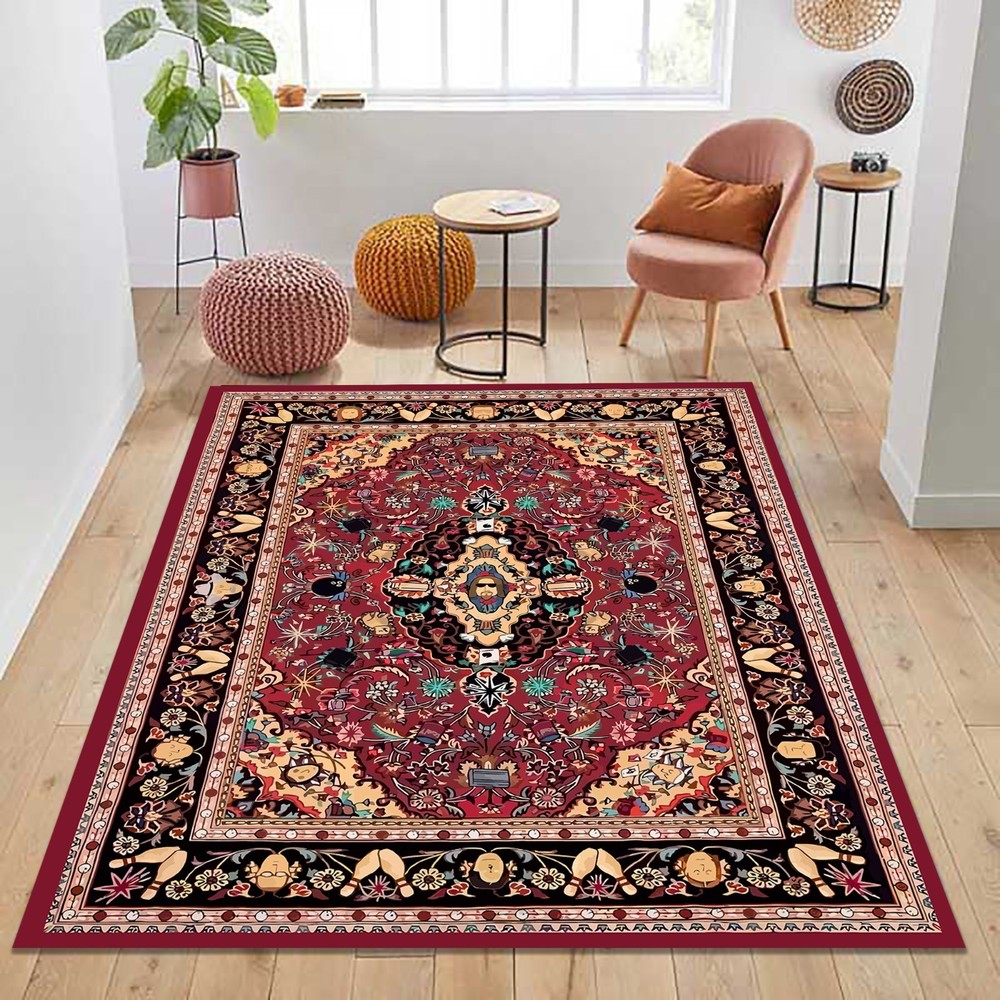 Big Lebowski Rug, Big Lebowski Area Rug, Dude Rug, Dude Area Rug
