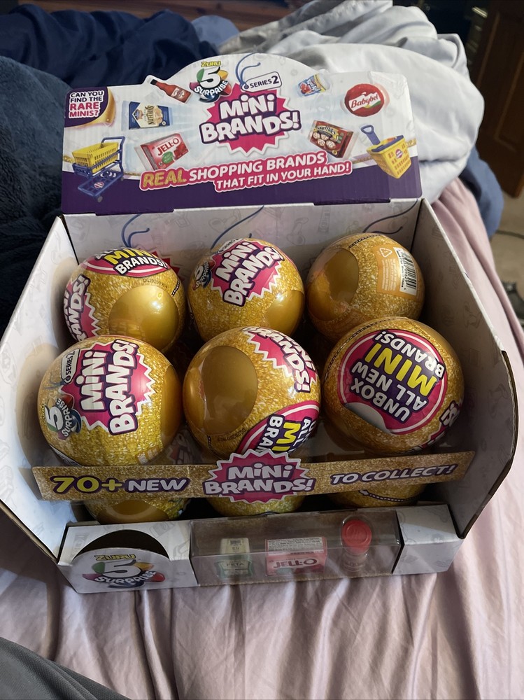 ZURU Gold Mini Brands Series 2 Case of 12 Untouched with Free Overnight Saturday Delivery