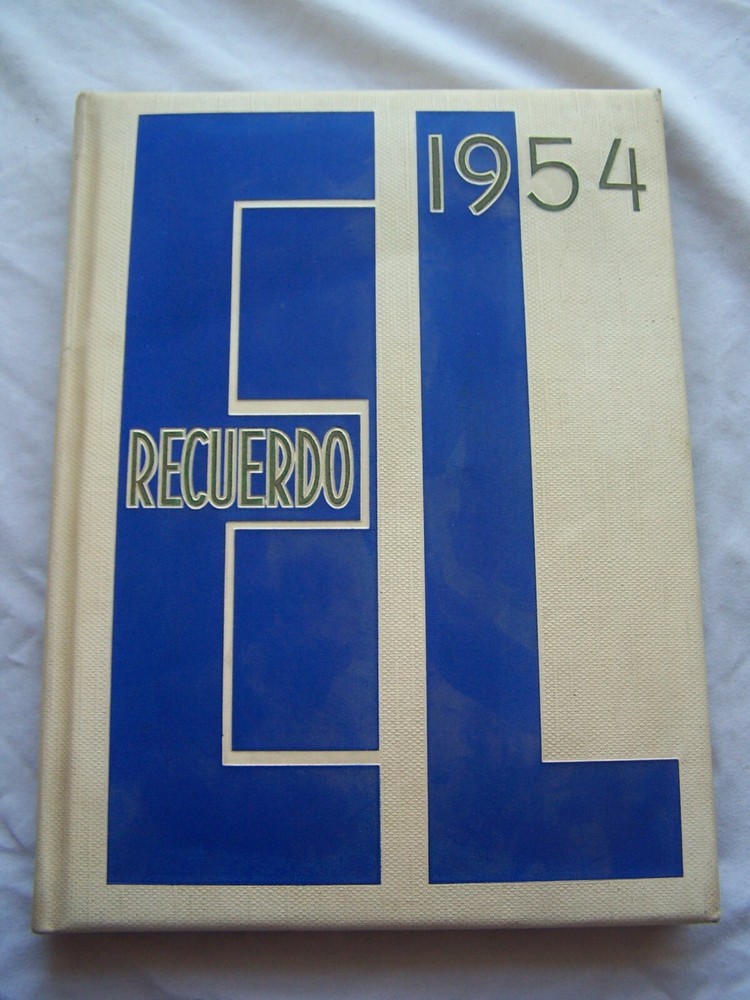 1954 Grossmont High School Yearbook La Mesa, California  El Recuerdo