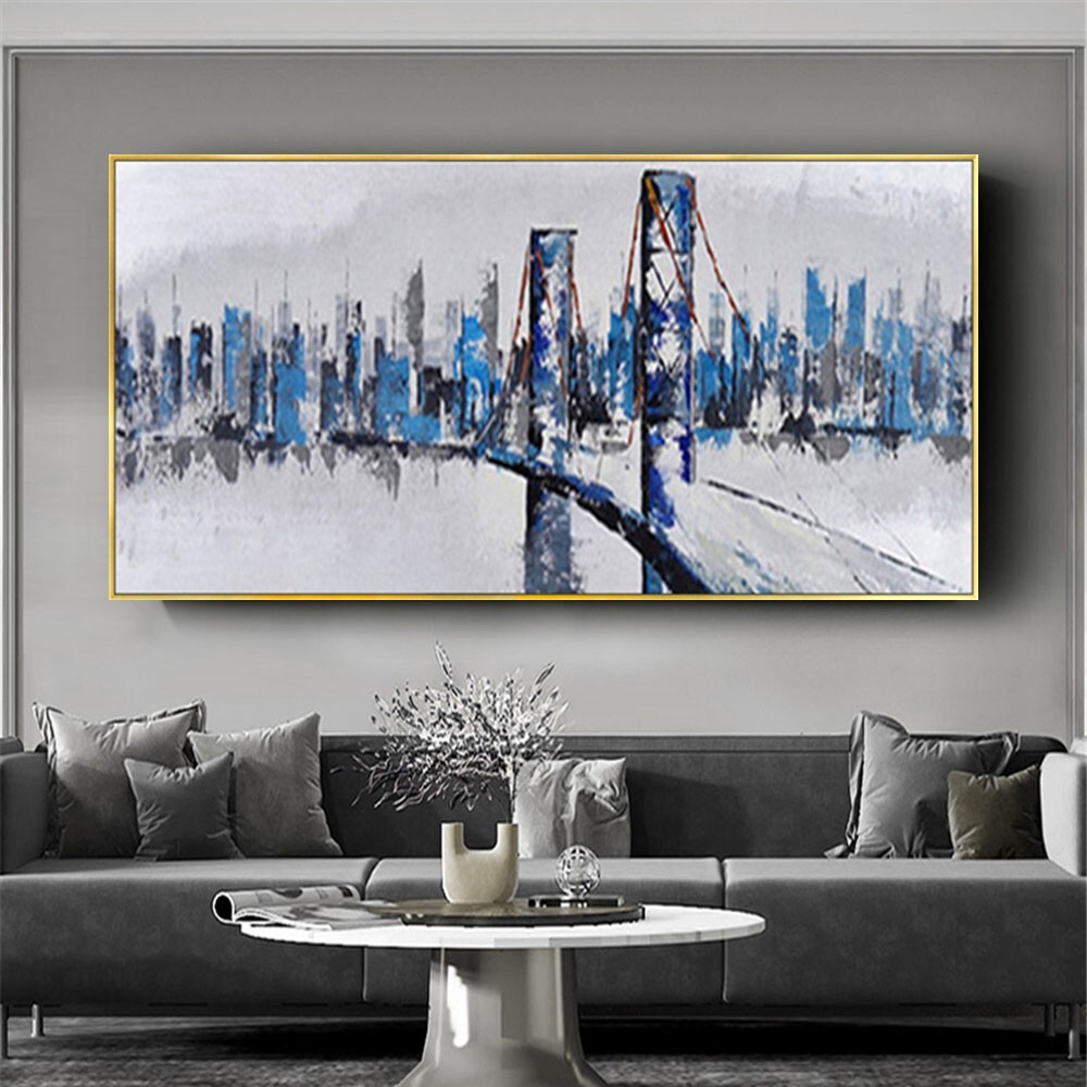 New Design Modern New York Oil Paintings Decor Living Room Wall Pictures