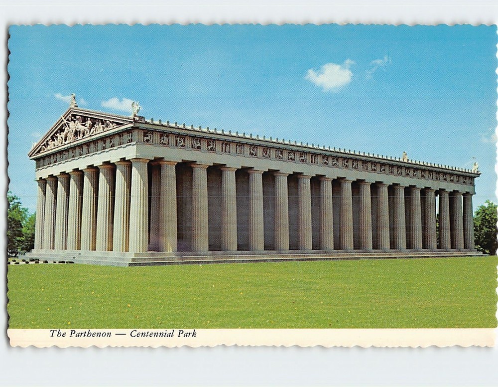 Postcard The Parthenon Centennial Park Nashville Tennessee USA
