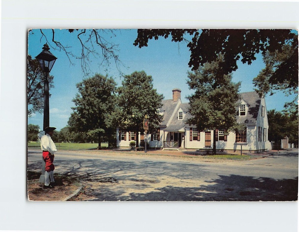 Postcard Chowning's Tavern Williamsburg Virginia USA