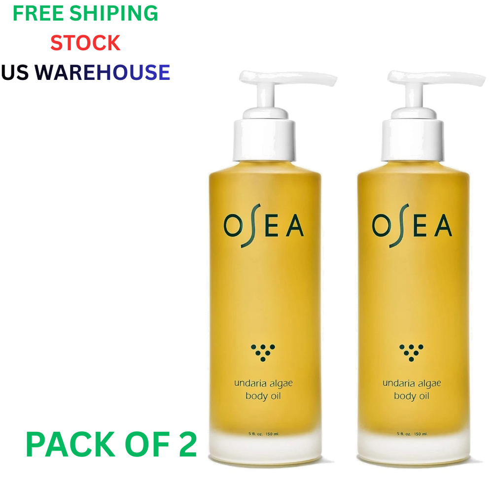 OSEA Undaria Algae Body Oil 5oz 150ml Moisturizing Body Oil Hydrating Pack of 2
