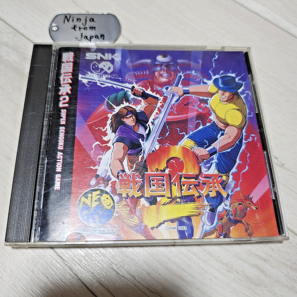 SNK NEO GEO CD NGCD Sengoku Densho 2 Japanese version used Tested