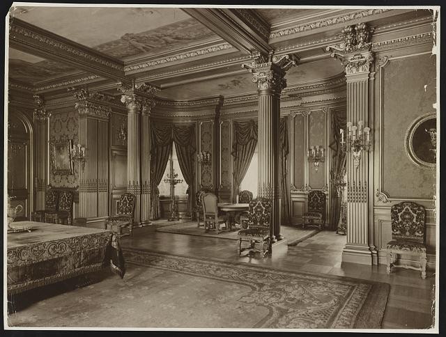 Washington DC Mary Scott Townsend House dining room breakfast alcove ca 1910