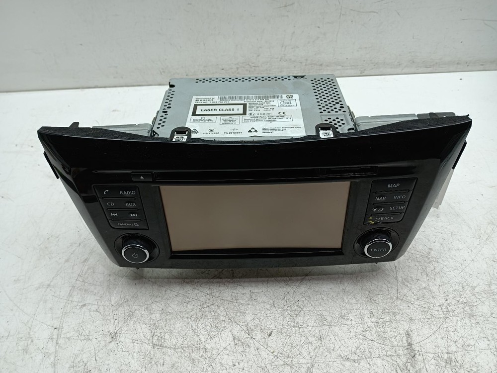 NISSAN QASHQAI STEREO RADIO HEAD UNIT SCREEN 25915HV02A J11 2017 - 2021