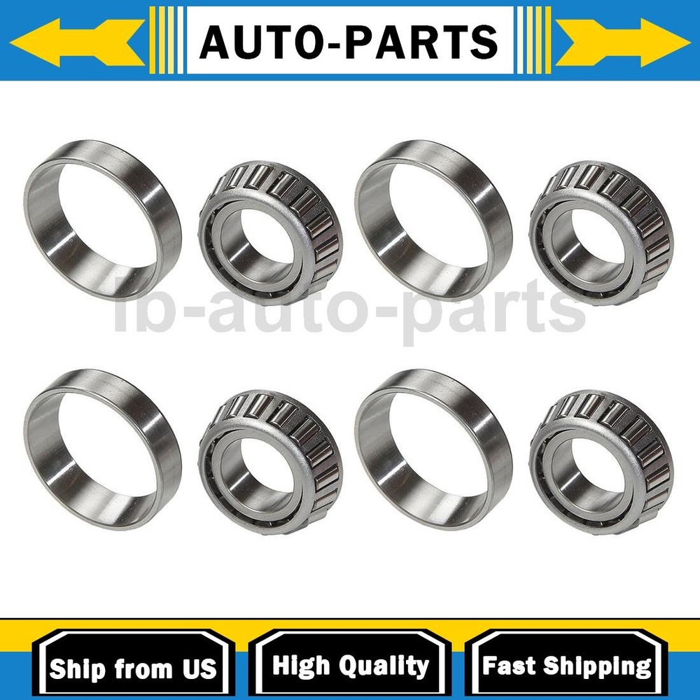 1967 Ford Custom 4X Front Wheel Bearing Race Set Inner Outer Kit