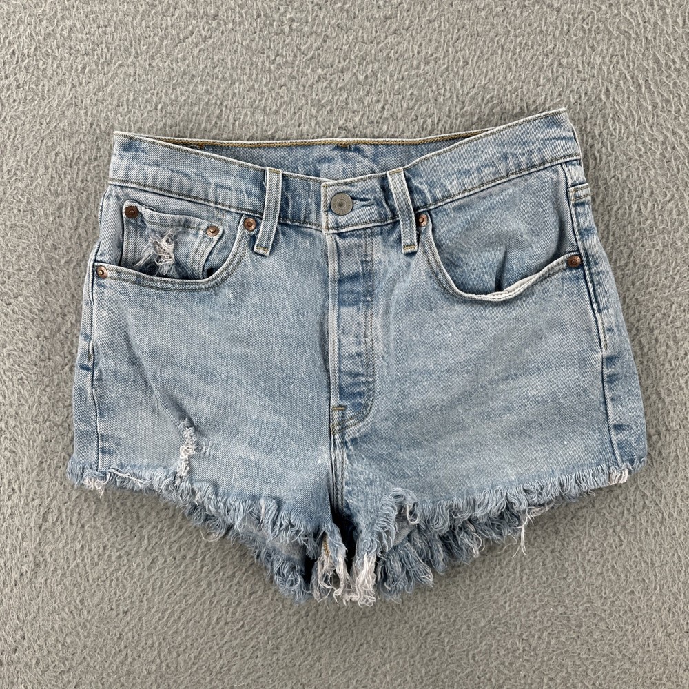 Levi’s 501 XX Women’s Size 26 Blue Denim Short Summer Cut Off Jean Shorts