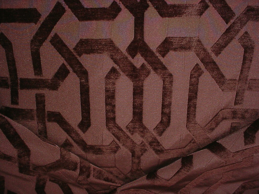 1-1/4 Yard Scalamandre Wexford Espresso Chenille Upholstery Fabric VW 00507244  