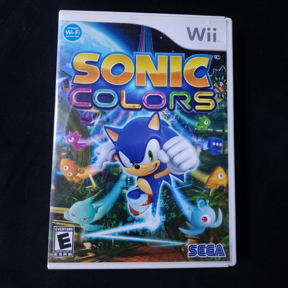 Sonic Colors (Nintendo Wii, 2010) CIB Complete w/ Manual Tested & Working
