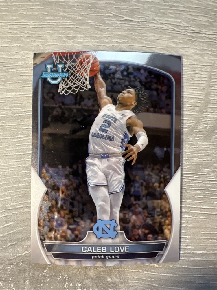 2022-23 Bowman University Chrome - Caleb Love #89 (RC)