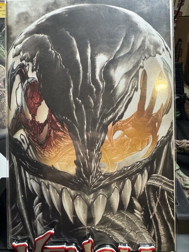 Carnage: Black, White & Blood #1 (Mico Suayan Exclusive Color Splash Variant)
