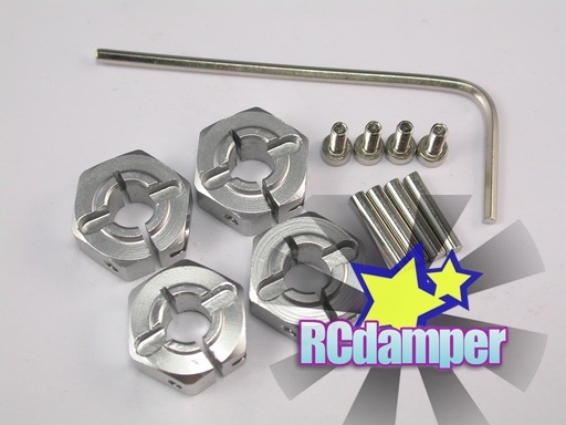 12mm Aluminum Hex Drive Adapter Set 4pcs for Traxxas 1/10 Slash Stampede 4x4 Upgrades