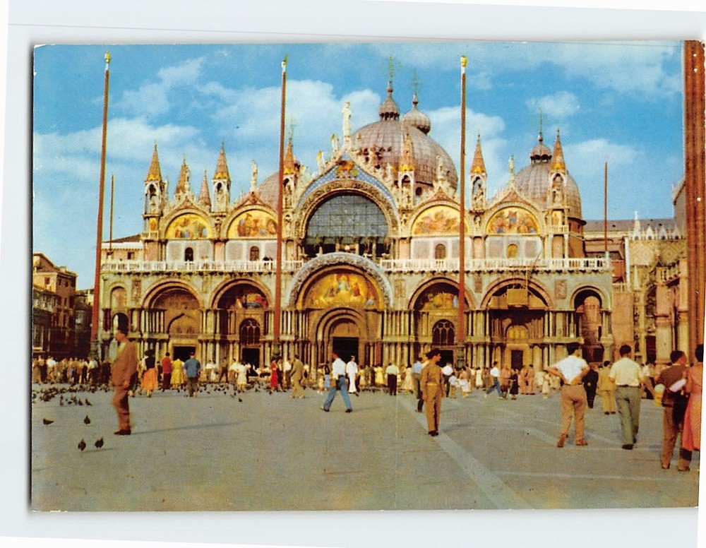 Postcard Basilica di San Marco Venice Italy