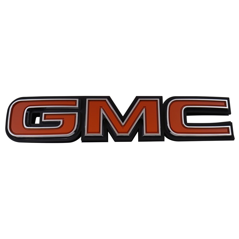 Trim Parts 9873 Tailgate Trim Panel Emblem 1981-1987 GMC C/K Series Truck Jimmy