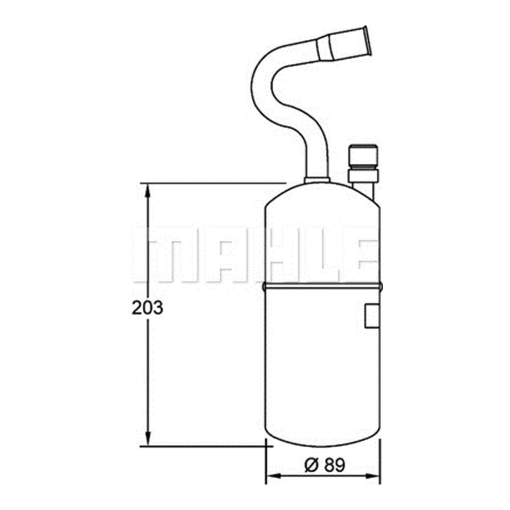MAHLE Air Conditioning Dryer for Volvo V70 850 C70 S70 XC70 AD34000S German Quality